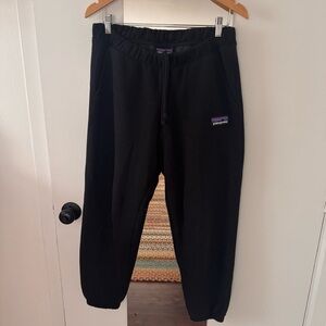 Patagonia Black Fleece-Lined Sweatpants